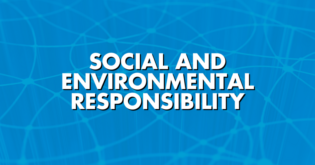 How much does each generation care about social and environmental responsibility.